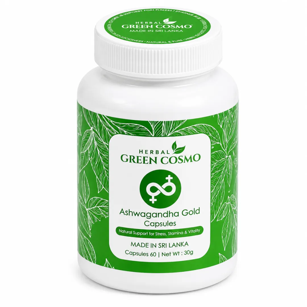 Ashwagandha Gold Capsules Green Cosmo Herbal
