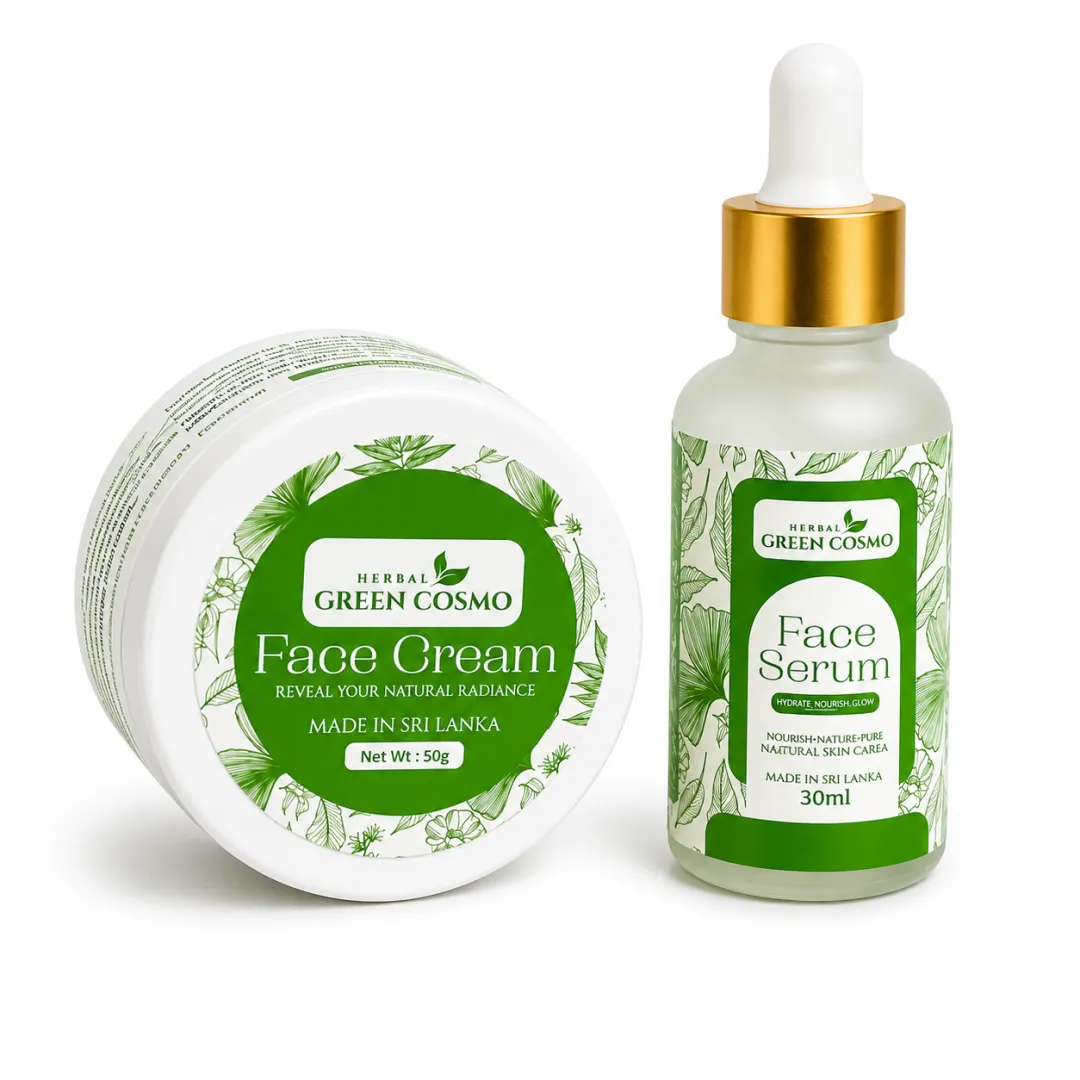 Face Cream With Serum Green Cosmo Herbal